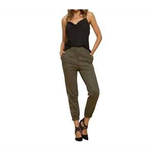 NEW RENEE C suede jogger in green